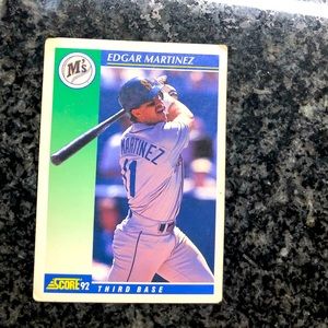 Edgar Martinez Score 1992 #485 baseball card!!